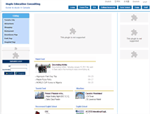 Tablet Screenshot of mapleedu.com